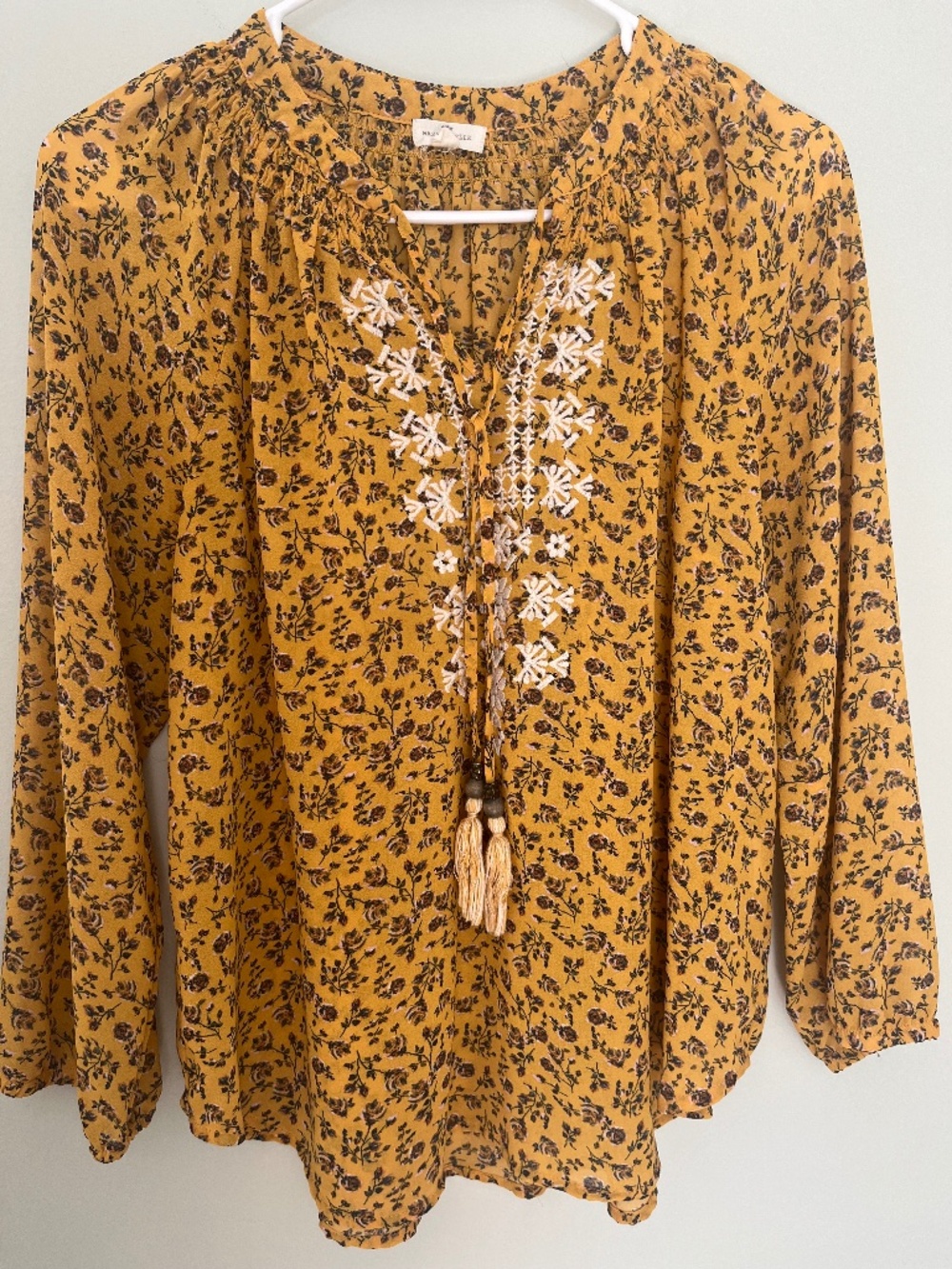 Mason & Belle Boho Floral Top Medium